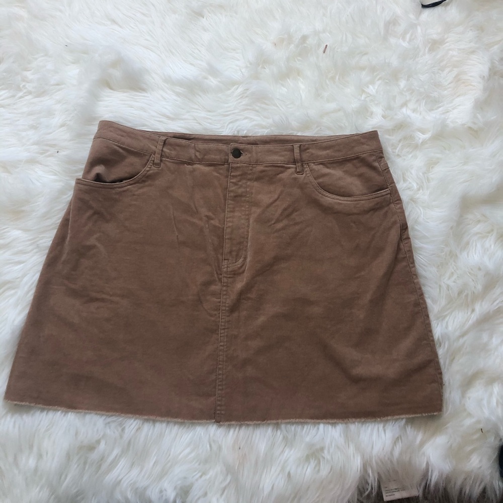 Plus Size Corduroy skirt ✨
